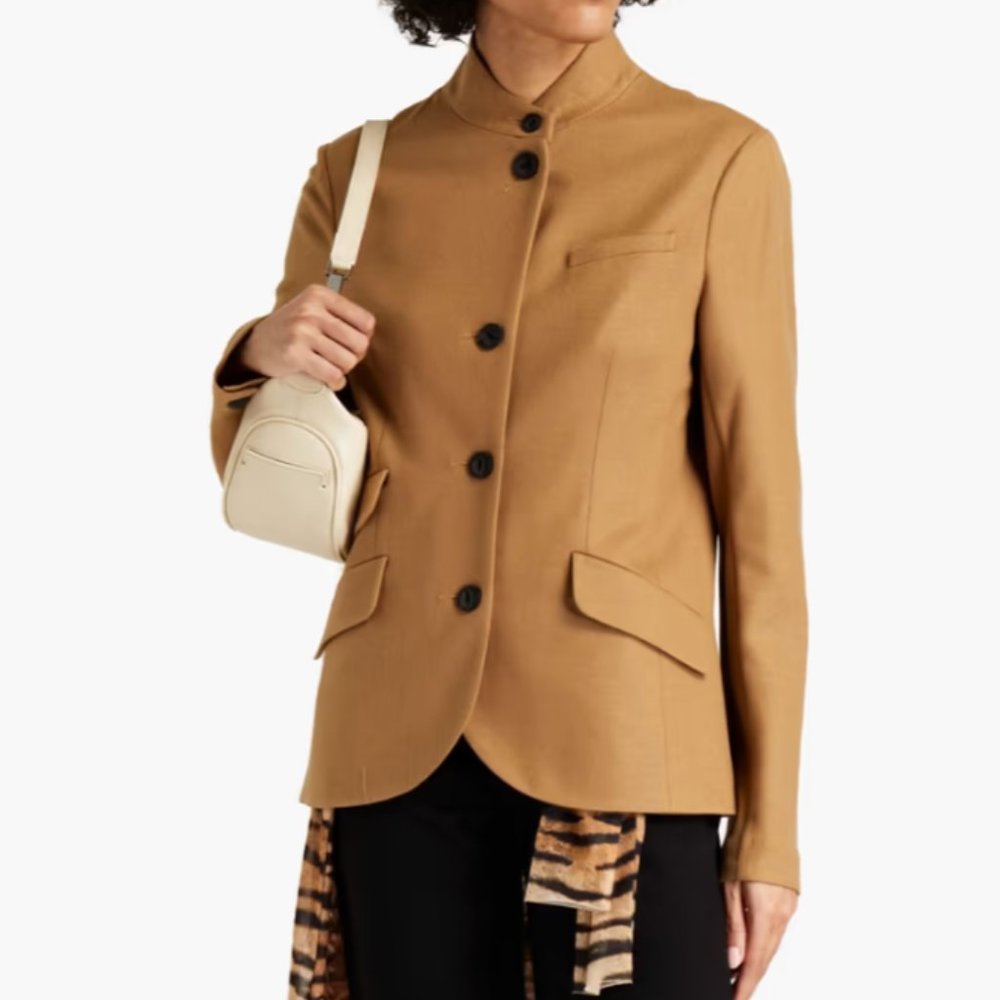 NWT Rag and Bone Camel Beige Tan Slade Blazer, Sz 00